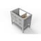 Castello Usa Alicia 36" Gray Vanity Base with Gold Handles CB-VEN-36G-GLD-VBO - alternate 4